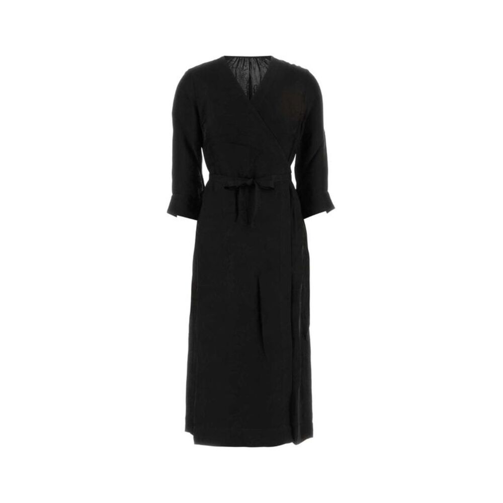 Uma Wang Women Black Viscose Blend Anthea Dress